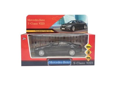 Машина Технопарк Mercedes-Benz S-Class V223, двери, багаж, металл, инерционная, 21 см 1-00434689_1