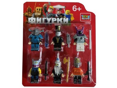 Конструктор Город мастеров Фигурки Роблокс 6 шт. 1-00434727_1