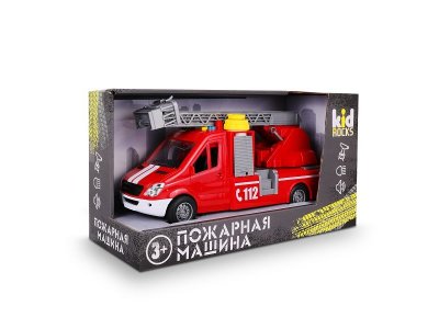Игрушка Kid Rocks Пожарная машина свет/звук, инерционная 1-00434865_4