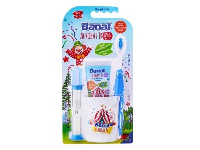 Набор для ухода за полостью рта Banat Acrobat Kids для детей 5+ 1-00435478_2