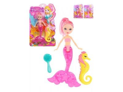 Кукла Наша Игрушка Русалка с аксессурами, 20 см 1-00434934_1