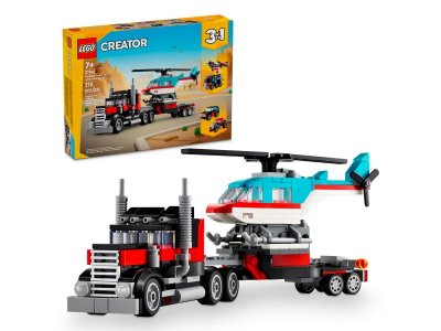 Конструктор Lego Creator 3-in-1 Бортовой грузовик с вертолетом 1-00436769_1