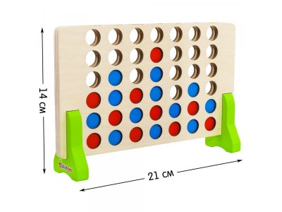 Игра настольная Alatoys 4 в ряд, 42 фишки 1-00436785_7