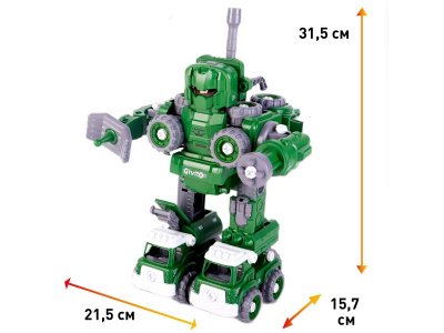 Робот-трансформер интерактивный Givito 7в1 Серия: Robotics Военный 1-00436914_10