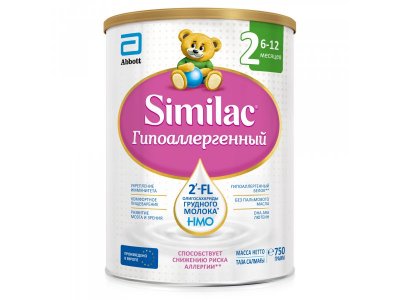 Смесь Similac ГА 2 молочная с ОГМ 6-12 мес. 750 г 1-00305134_12