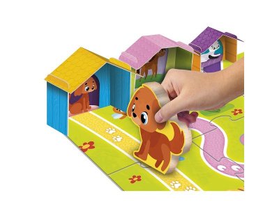 Игра обучающая Lisciani Ферма 3D, серия Giocare Educare Montessori 1-00438426_4