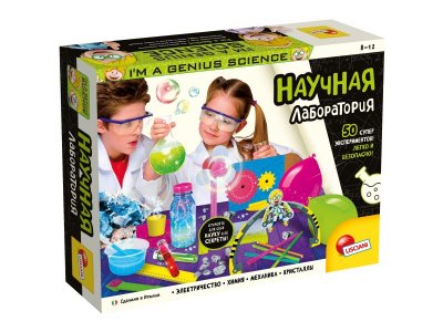 Набор игровой Lisciani Научная Лаборатория, серия I`m a Genius Science 1-00438438_1