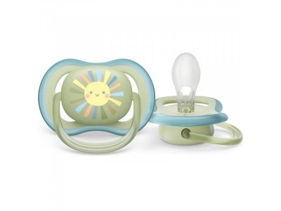 Пустышка Philips Avent ultra air силиконовая с футляром, 0-6 мес., 2 шт. 1-00438440_2