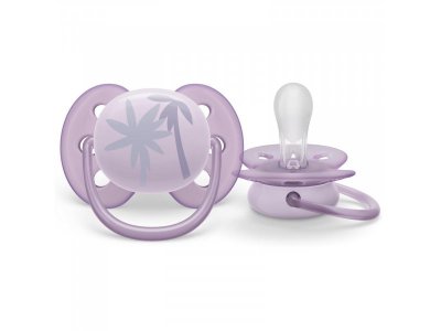 Пустышка Philips Avent ultra soft силиконовая с футляром, 0-6 мес. 1-00438449_1