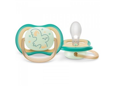 Пустышка Philips Avent ultra air night силиконовая светящаяся с футляром, 0-6 мес., 2 шт. 1-00438454_4