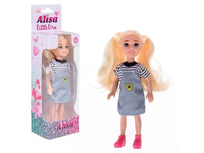 Кукла 1Toy Alisa Little Love блондинка с хвостиками, 14,4 см 1-00439633_1