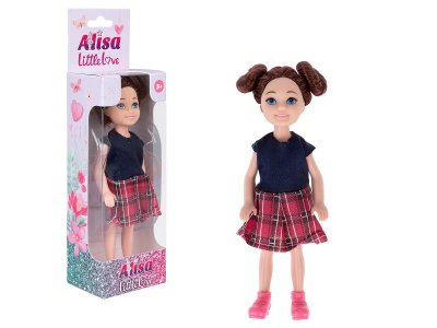 Кукла 1Toy Alisa Little Love брюнетка, 14,4 см 1-00439635_1