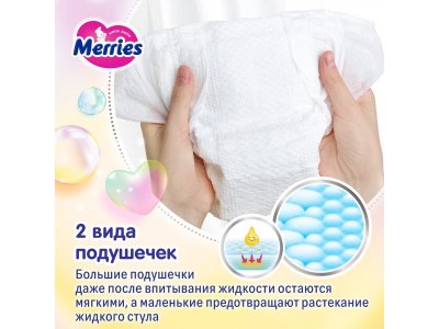 Подгузники Merries размер XL  12-20 кг, 40 шт. 1-00439729_8