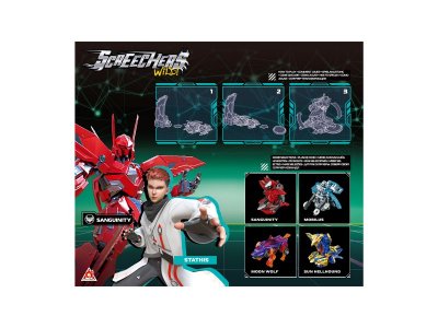 Игровой набор Screechers Wild Дикие Скричеры Рэпидфлип Сангвинити S5 1-00440018_3