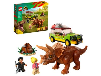 Конструктор детский LEGO Jurassic World Поиски трицератопса, 281 деталей, возраст 8+ 1-00440000_1