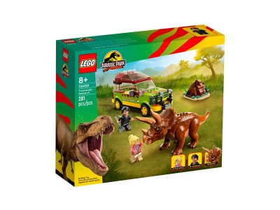 Конструктор детский LEGO Jurassic World Поиски трицератопса, 281 деталей, возраст 8+ 1-00440000_3