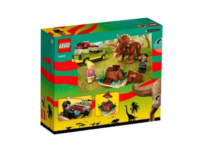 Конструктор детский LEGO Jurassic World Поиски трицератопса, 281 деталей, возраст 8+ 1-00440000_4