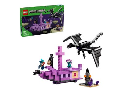 Конструктор LEGO Minecraft Дракон и корабль Эндера 21264 1-00440005_1