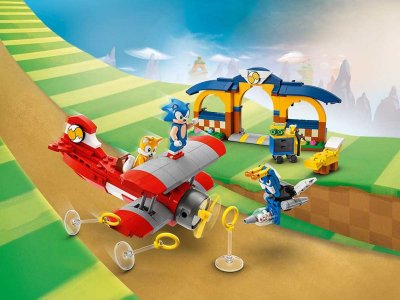 Конструктор LEGO Sonic the Hedgehog Мастерская Тейлза и Самолет Торнадо 76991 1-00440010_3