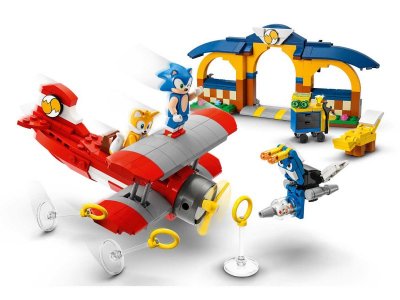 Конструктор LEGO Sonic the Hedgehog Мастерская Тейлза и Самолет Торнадо 76991 1-00440010_5