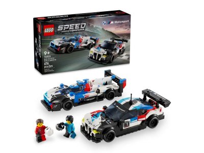 Конструктор детский LEGO Speed Champions Автомобили M4 GT3 и M Hybrid V8, 676 деталей, возраст 9+ 1-00440012_1