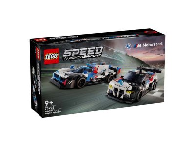 Конструктор детский LEGO Speed Champions Автомобили M4 GT3 и M Hybrid V8, 676 деталей, возраст 9+ 1-00440012_4