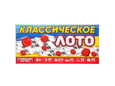 Игра настольная Умные игры Лото классическое 1-00439983_1