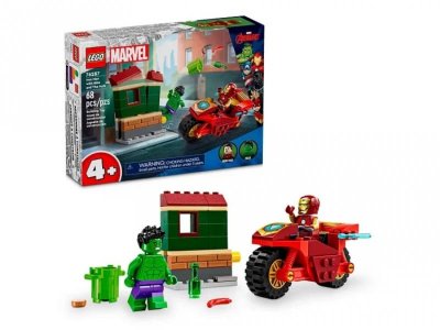 Конструктор Lego Super Heroes Железный человек на мотоцикле и Халк 1-00440696_1