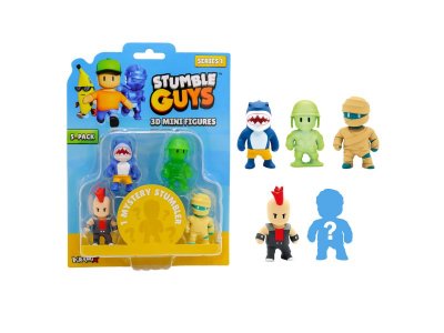 Набор фигурок Stumble Guys 3D Стамблеры 5 шт., 5 см 1-00440332_1