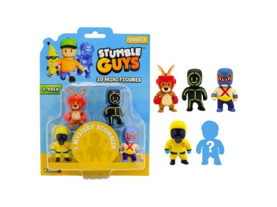 Набор фигурок Stumble Guys 3D Стамблеры 5 шт., 5 см 1-00440333_1