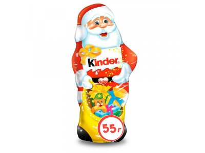 Фигурка шоколадная Kinder Дед Мороз 55г 1-00441351_1