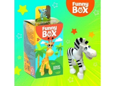 Набор игровой Woow Toys Funny Box Зоопарк 1-00443161_1