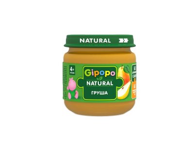 Пюре Gipopo Груша с 4 мес., 80 г 1-00443803_1