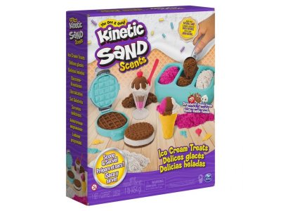 Игровой набор Кинэтик Сэнд Магазин мороженого, кинетический песок с акс. Kinetic Sand 1-00441198_2