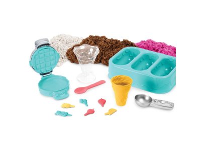 Игровой набор Кинэтик Сэнд Магазин мороженого, кинетический песок с акс. Kinetic Sand 1-00441198_4