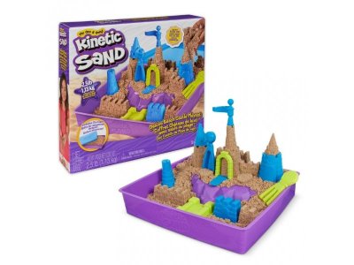 Игровой набор Кинэтик Сэнд Замок, кинетический песок с акс. Kinetic Sand 1-00441200_1