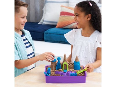 Игровой набор Кинэтик Сэнд Замок, кинетический песок с акс. Kinetic Sand 1-00441200_4