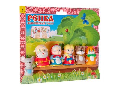 Театр пальчиковый Росмэн Репка, 6 фигурок 1-00300903_1