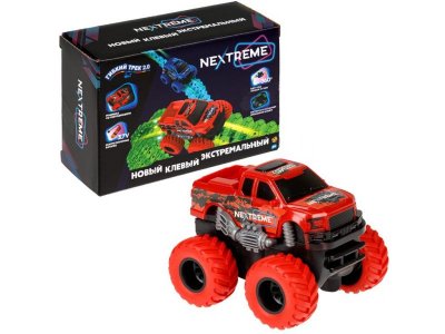 Набор игровой 1Toy Nextreme Гибкий трек пикап красный аккум., свет, звук 1-00441672_1