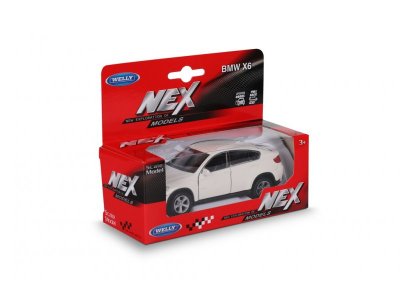 Машинка Welly BMW X6 с пружинным механизмом, 1:38 1-00444244_3