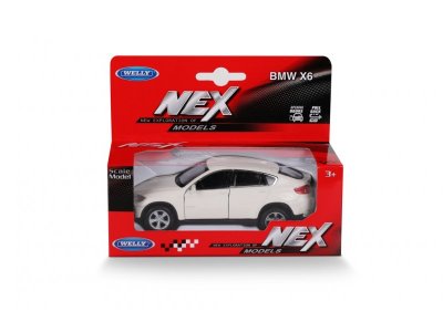 Машинка Welly BMW X6 с пружинным механизмом, 1:38 1-00444244_4