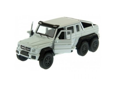 Машинка Welly Mercedeces-Benz G63 AMG 6X6 с пружинным механизмом, 1:38 1-00444249_5