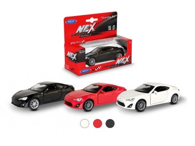 Машинка Welly Toyota 86 с пружинным механизмом, 1:38 1-00444255_1