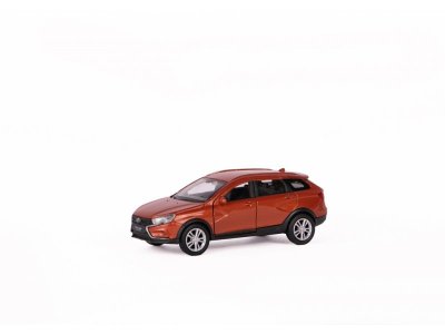 Машинка Welly LADA Vesta SW Cross с пружинным механизмом, 1:38 1-00444262_3