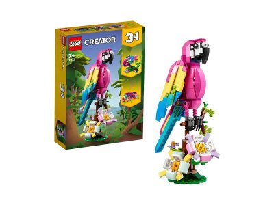 Конструктор Lego Creator 3 в 1  Экзотический розовый попугай, 253 дет. 1-00444632_1