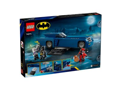 Конструктор Lego DC Batman Бэтмен на Бэтмобиле против Харли Квинн и Мистера Фриза, 435 дет. 1-00444633_10