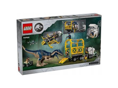 Конструктор LEGO Jurassic World Миссии динозавров: Грузовик для перевозки Аллозавра 76966 1-00444642_9