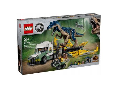 Конструктор LEGO Jurassic World Миссии динозавров: Грузовик для перевозки Аллозавра 76966 1-00444642_8