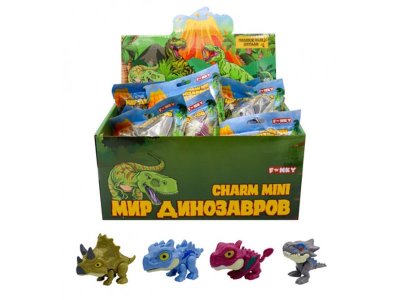 Игрушка-антистресс Funky Toys Charm mini Сквиши Мир динозавров 1-00441701_1