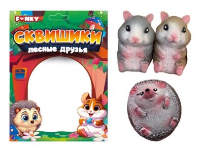 Игрушка-антистресс Funky Toys Сквишики Лесные друзья 1-00441702_1